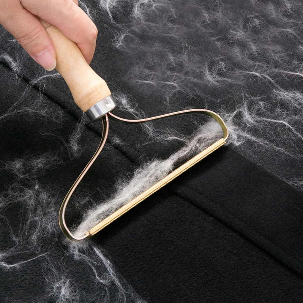 

Portable Manual Clothes Lint Remover Fuzz Fabric Shaver Brush Tool Coat Double Sided Hair Removal Ball Woven Coat Sweater Shaver