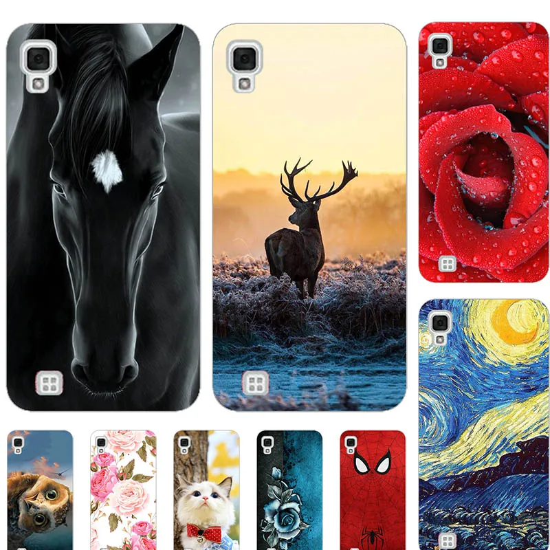 Милые животные чехол с принтом кошки для LG X Стиль K200DS Skin F740L Мягкий силиконовый