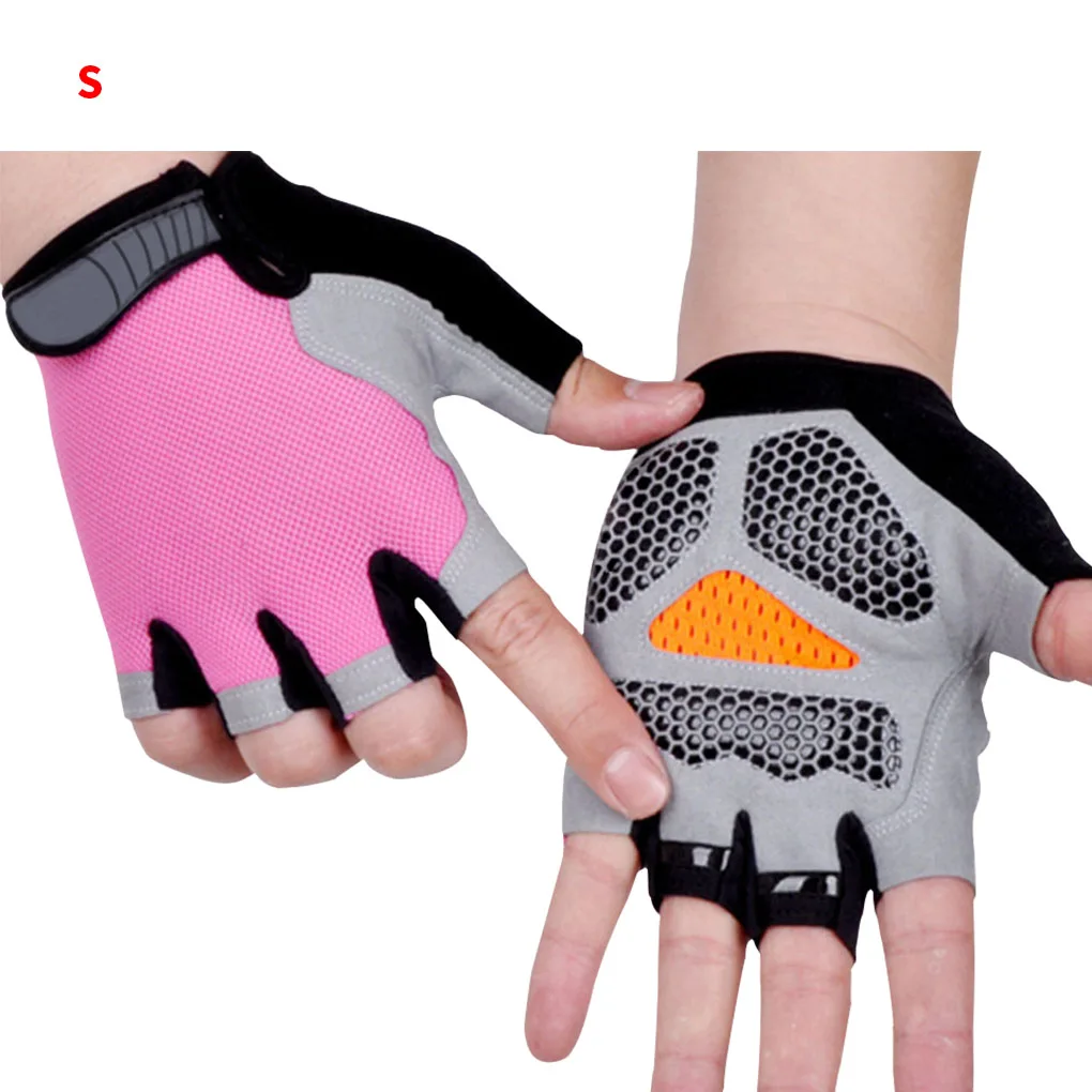 

Newest HOT Cycling Anti-slip Anti-sweat Men Women Half Finger Gloves Breathable Anti-shock Sports Gloves Bike Bicycle Glove