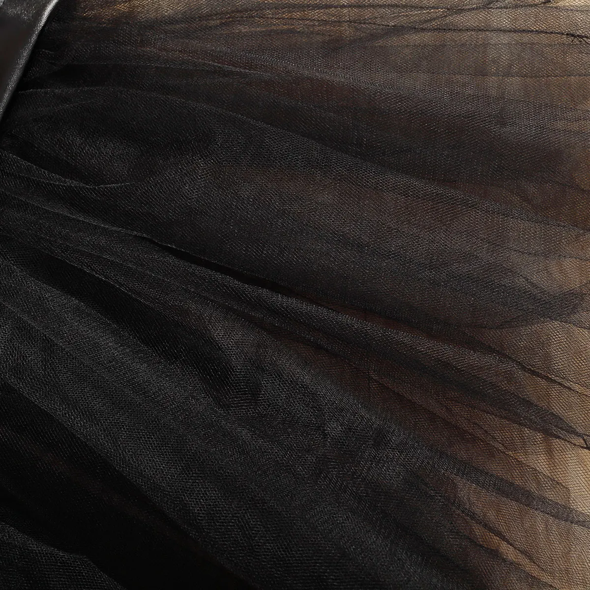 Юбка-пачка летняя шифоновая однотонная до колен | Детская одежда и обувь