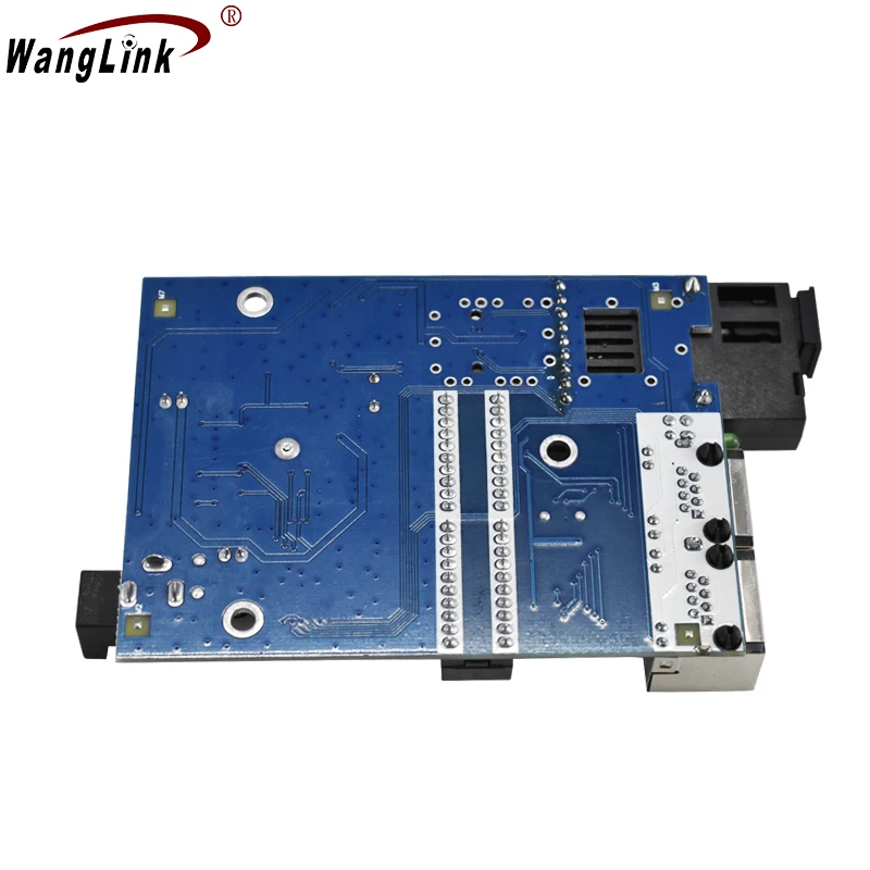10/100/1000M Ethernet fiber switch 2 RJ45 UTP 1 SC fiber Gigabit Fiber Optical Media Converter 2SC 2RJ45 Ethernet PCB