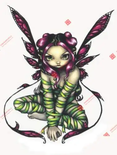 

Pink Captive Ribbon Fairy Goth Vinyl Racing Motorcycle Helmet Stickers