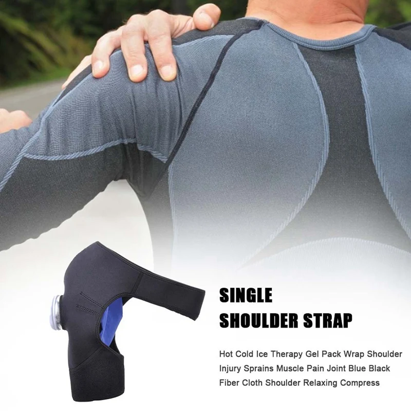 Регулируемый дышащий наплечный протектор Ice Pack спортивный уход для спортзала с