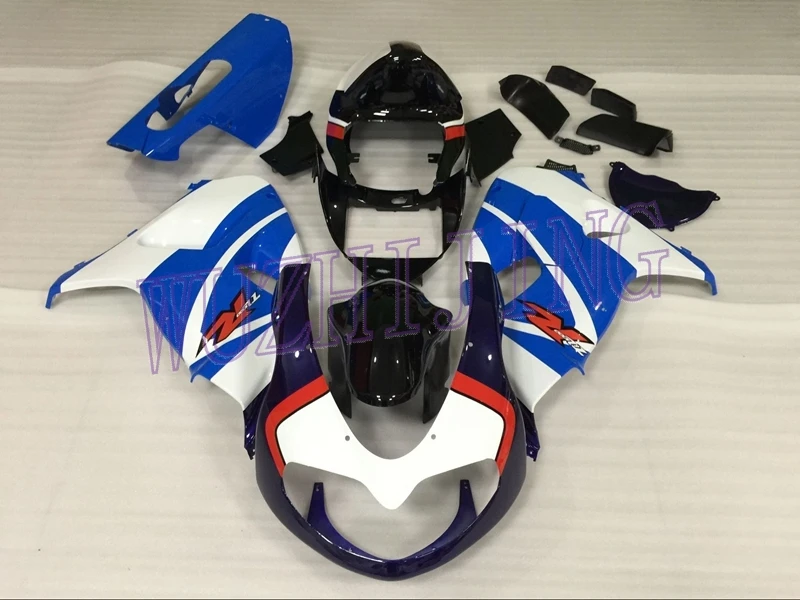 Пластиковые обтекатели TL 1000R 2002 Обтекатели TL1000R 99 01 синий белый обтекатель Abs для