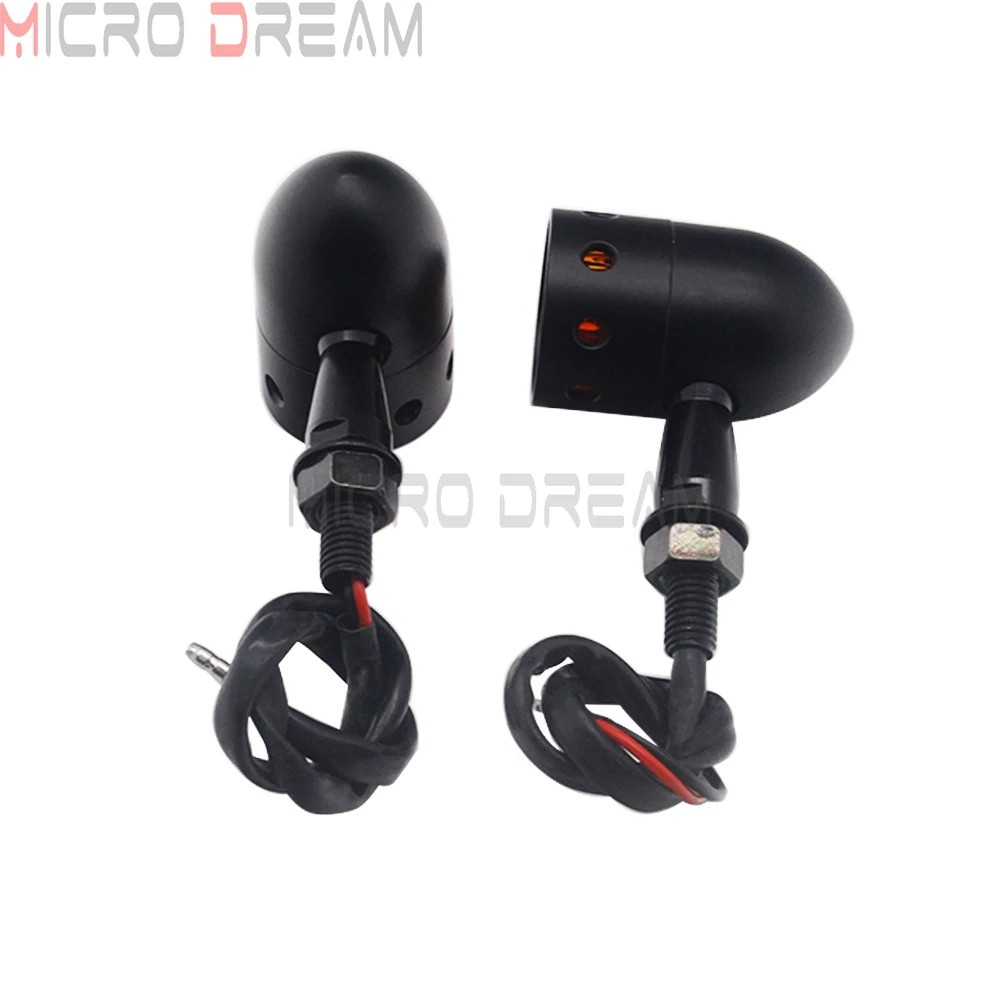 2 шт. поворотники для Harley Cafe Racer Honda Yamaha Suzuki Kawasaki 10 мм| |