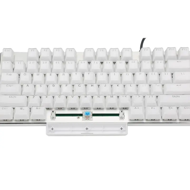 

104 Keys Layout Low Profile Keycaps Set for Mechanical Keyboard Backlit Crystal Edge Design Cherry MX With Key Puller