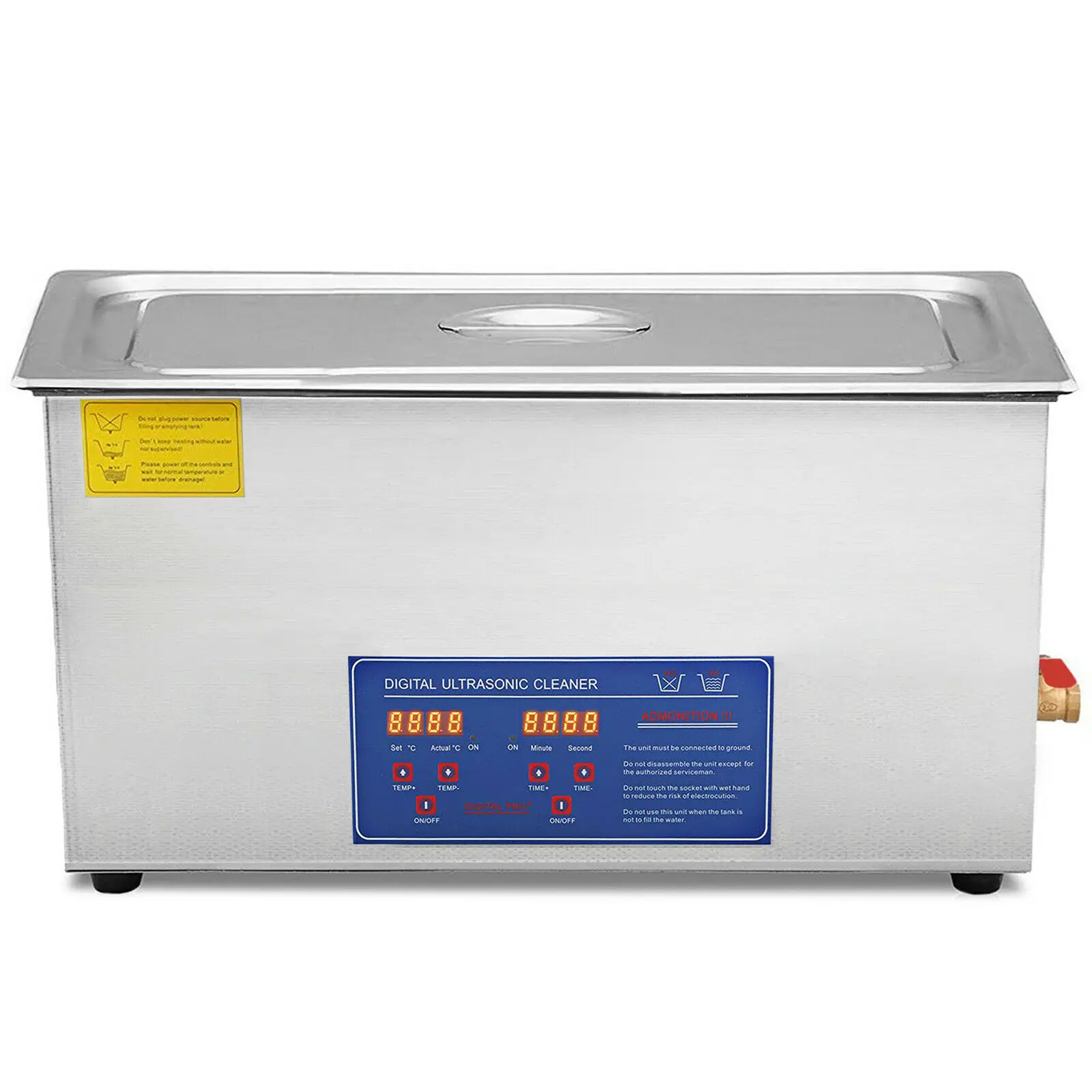 30L 100A прибор ультразвуковой чистки с подогревом 1100W Нержавеющая сталь