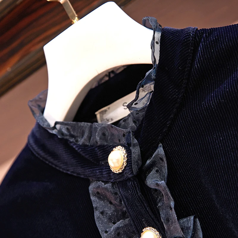 4XL женские жира осень и зима винтажные золотые бархатное платье с длинными