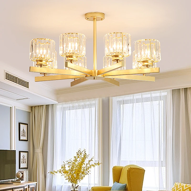 Современные светодиодные люстры с эффектом освещения для гостиной бара