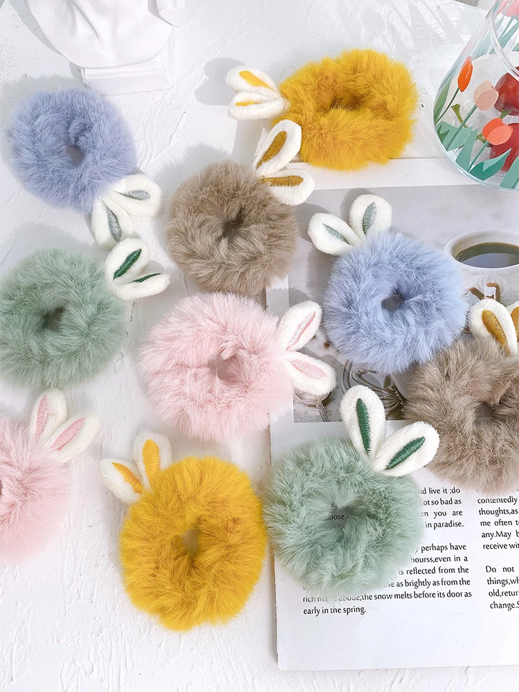 

Женская резинка для волос в стиле интернет-знаменитостей с кроличьими ушками