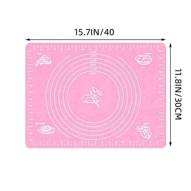 Коврик для замеса теста силиконовый коврик выпечки тесто пиццы торта кухни