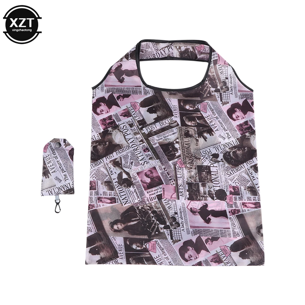 Новая стильная складная сумка для покупок многоразовая Экологически чистая