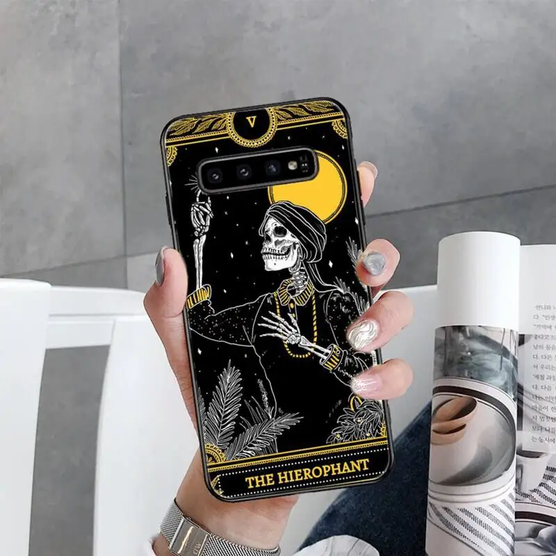 

Death Tarot Phone Case For Samsung Galaxy S7 S8 S9 S10 S10e S20 s21 s30 plus lite Ultra 5g