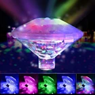СВЕТОДИОДНЫЙ плавающий Плавательный Бассейн светильник подводный диско светильник s Водонепроницаемый RGB погружные лампы для ванны младенца вечерние открытый пруд садовый декор