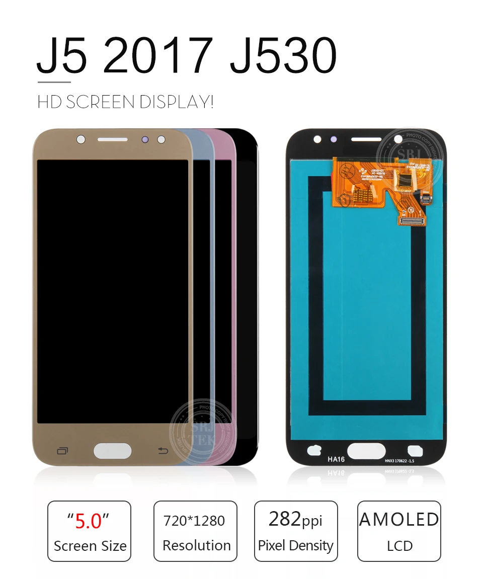 Активно-матричные осид, Дисплей для samsung Galaxy j5 j530 сменный сенсорный ЖК-экран для samsung J5 Дисплей j5 Pro J530F