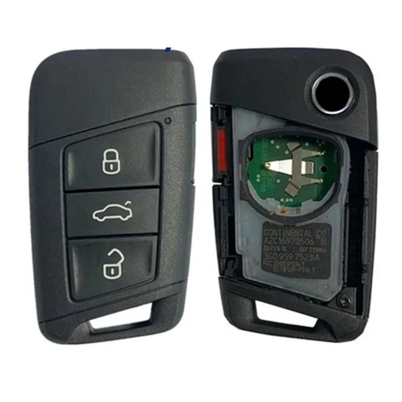 DIYKEY 3G0 959 752BA OEM Smart дистанционный ключ-брелок от машины 315Mhz MBQ 49 для Volkswagen VW Atlas Passat