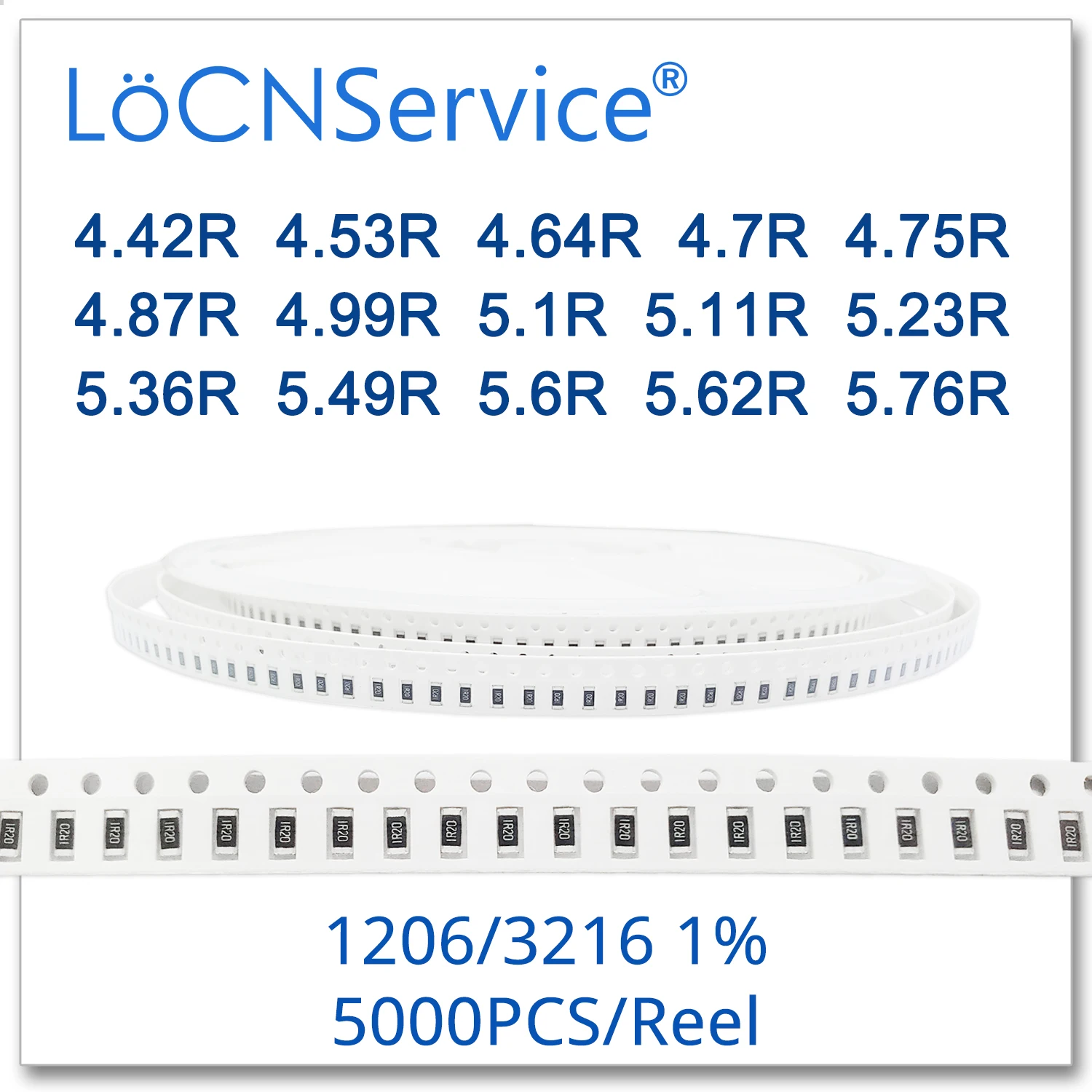 LoCNService 1206 1% 5000 шт. 4.42R 4.53R 4.64R 4.7R 4.75R 4.87R 4.99R 5.1R 5.11R 5.23R 5.36R 5.49R 5.6R 5.62R 5.76R 3216