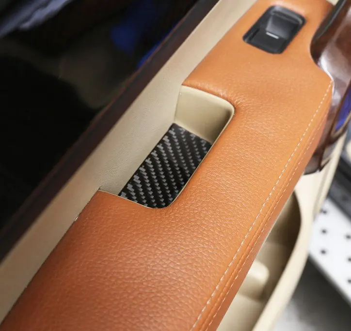 Подлокотник из углеродного волокна коробка для хранения коврик накладки чехол