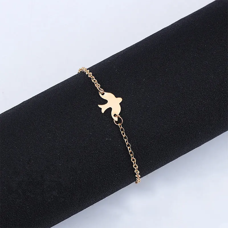 браслет Корейский модный стиль простые браслеты в форме голубя