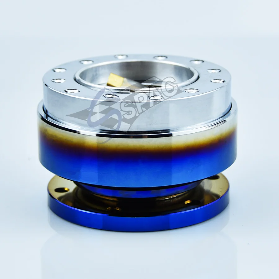 Универсальный Алюминиевый быстросъемный адаптер для рулевого колеса синего