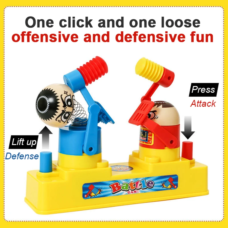 Настольная настольная игра с двойной битвой интерактивная молотком вечерние