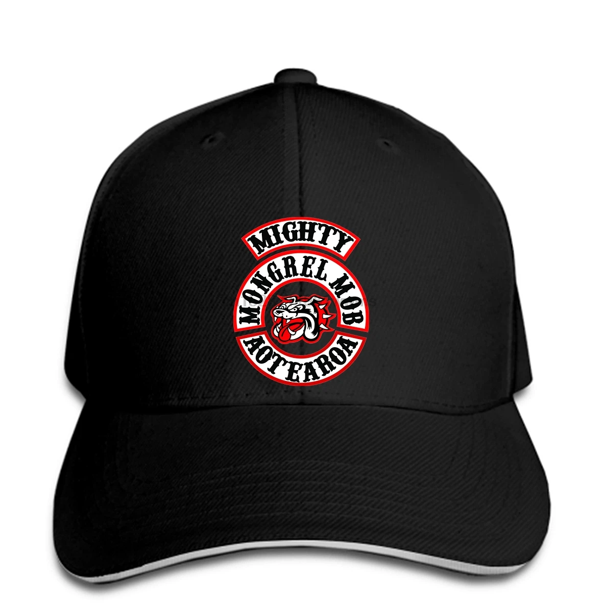 Новая бейсболка Mongrel Mob мотоциклетная Клубная красная бейсболка. Солнцезащитный