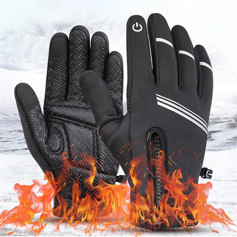 

Motorcycle Gloves Cycling Winter Gloves Water Resistant Windproof Touch Screen Gloves Non-Slip Thermal Gloves Outdoor skiing