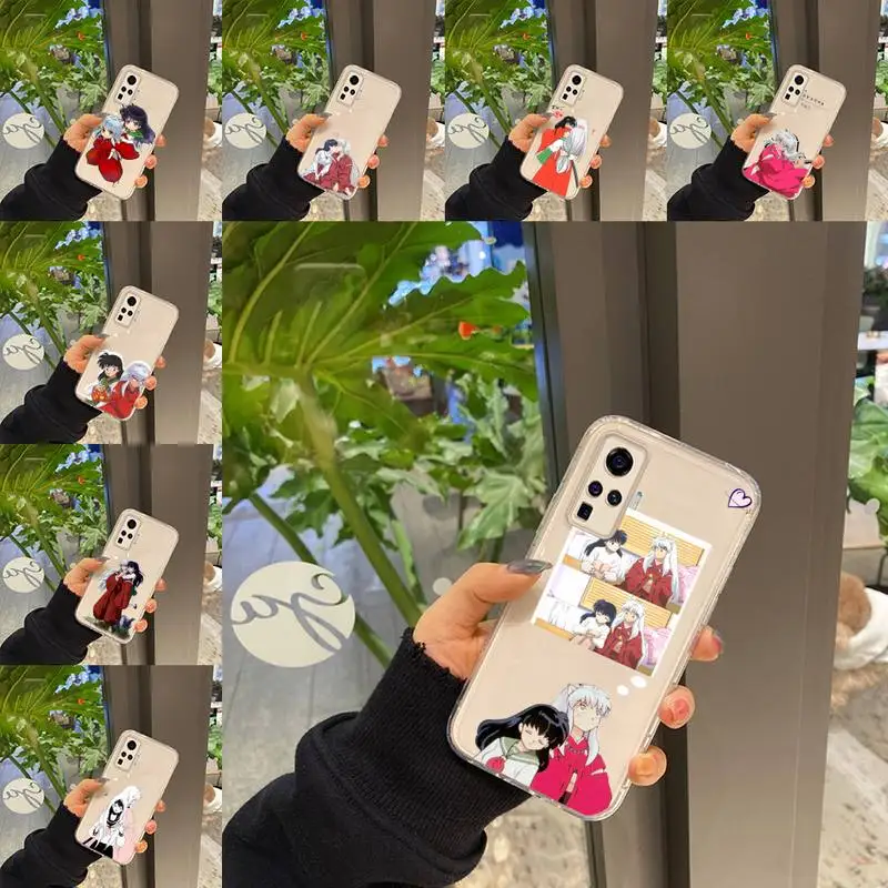 

Inuyasha Higurash Phone Case Transparent For VIVO Y 97 93 85 81 75 73 71 70 69 67 66 55 53 50 52 51 30 20 19 11 S E Mobile bags