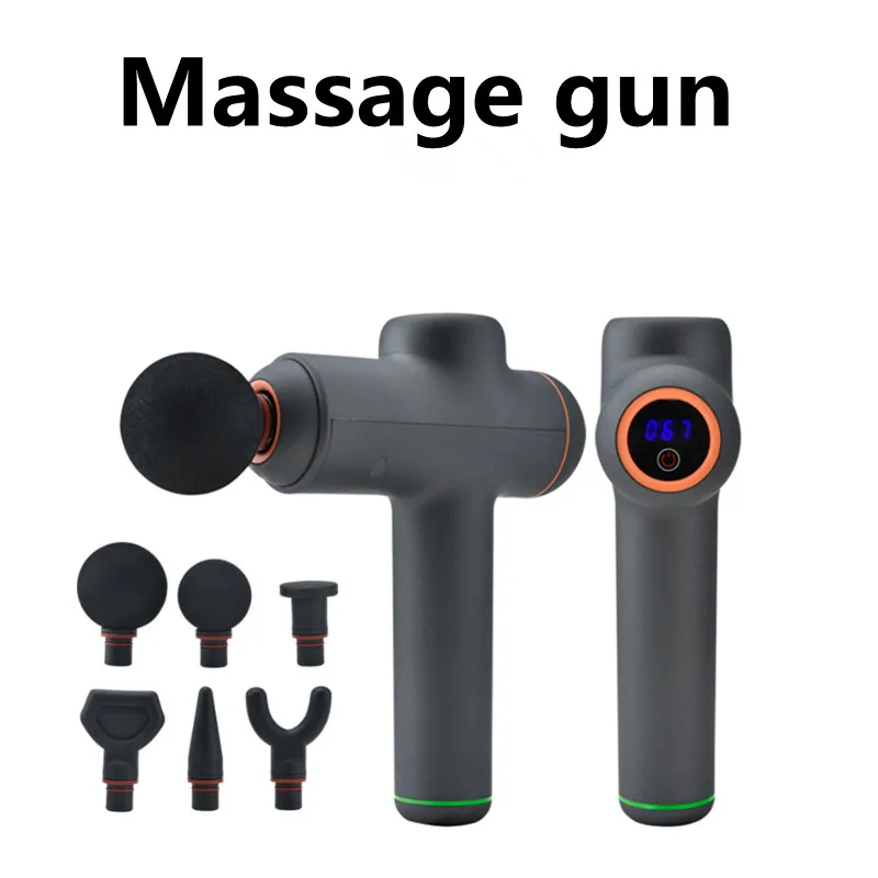 

Массажный пистолет, массажер для глубоких мышечных тканей, беспроводной ручной перкуссионный триггер, точки восстановления мышц, для спорт...