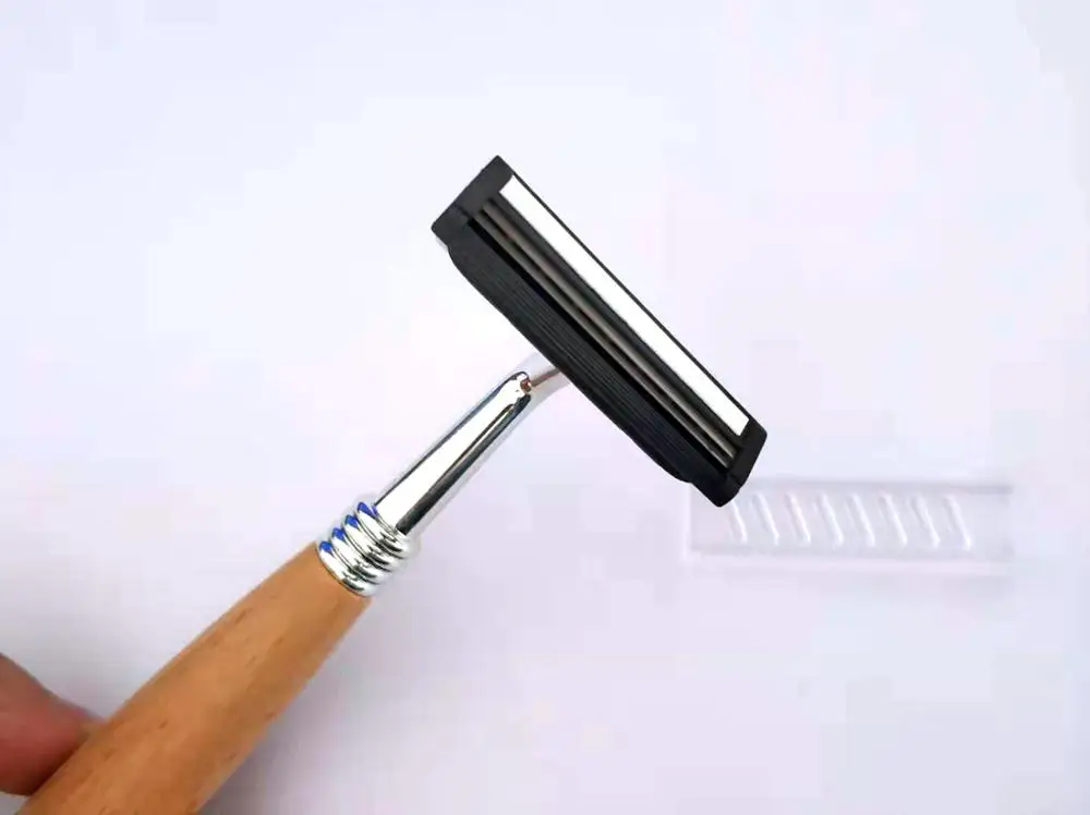 1 шт. новая бритва из твердой древесины креативная Личность ретро нож для бороды