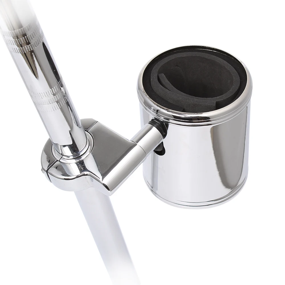 Мотоциклетный Универсальный хромированный Регулируемый подстаканник для Harley