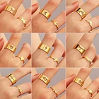 Модные Золотые кольца с бабочкой для женщин и мужчин, мужской набор дружбы, обручальные Открытые Кольца 2021, модные ювелирные изделия