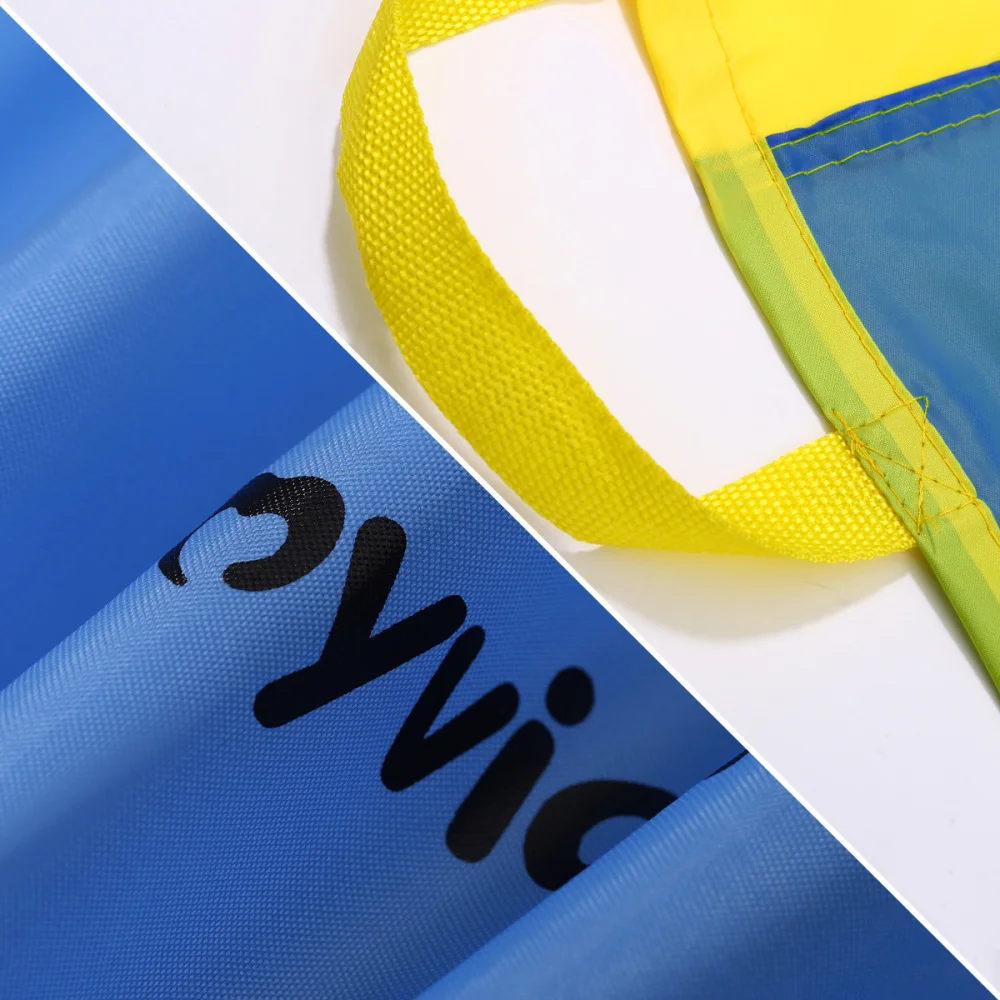 

Toyvian Kids Play Parachute Rainbow Umbrella Kindergarten Early Education Plaything for Party Sports Group Activities (3.6 Meter