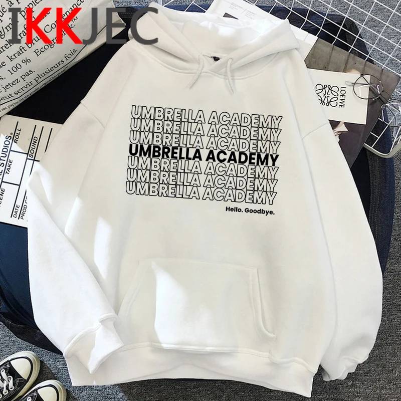 Женская толстовка с капюшоном The Umbrella Academy зимняя теплая в стиле Харадзюку Диего