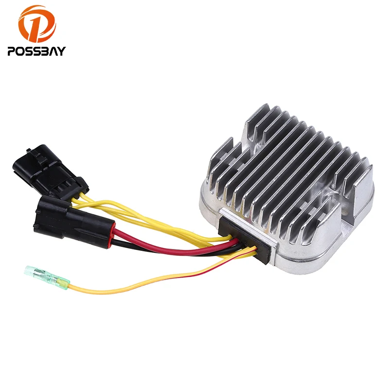 

POSSBAY Motorcycle Metal Voltage Rectifier Regulator for Polaris Ranger 500 RZR 800 Aluminum Voltage Rectifier Regulator