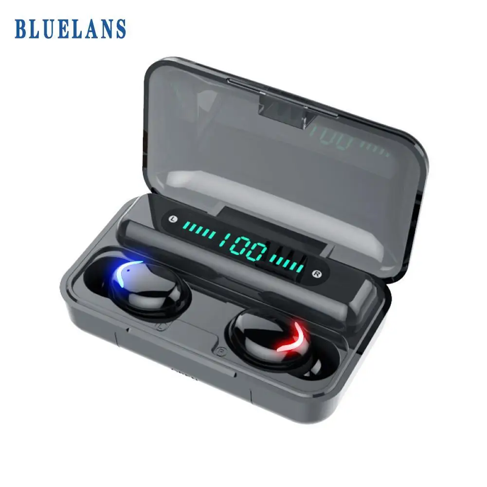 F9 5C Bluetooth наушники светодиодный смарт сенсорный экран Дисплей Беспроводной 5 0 9D