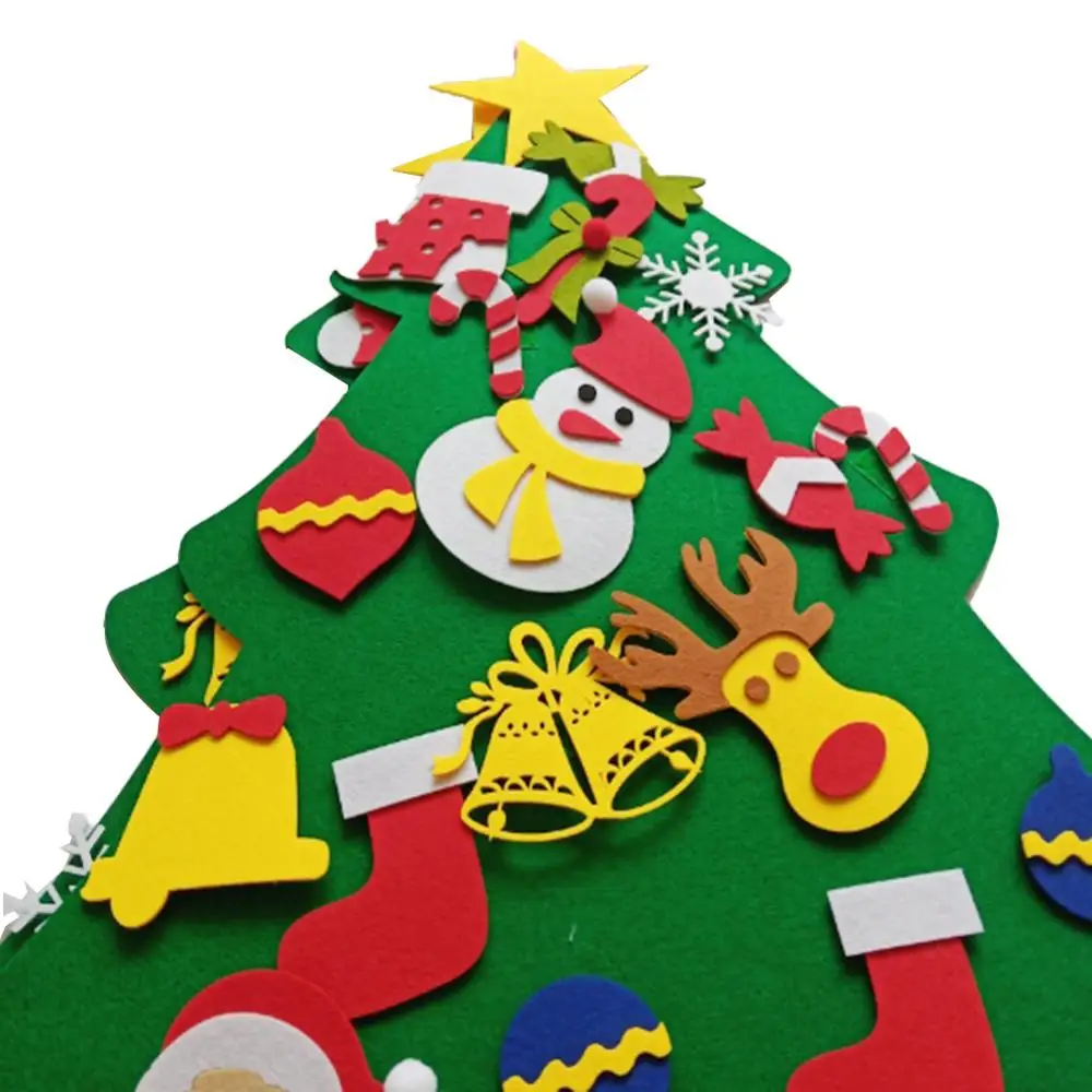 Детская войлочная Рождественская елка сделай сам украшение для новогодней елки