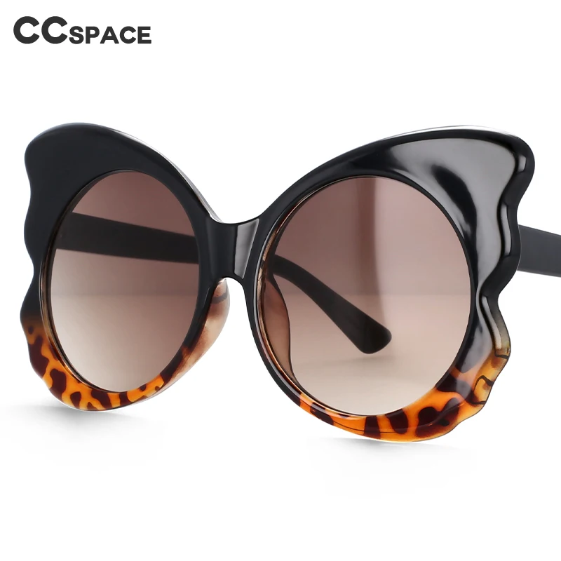 53878 женские солнцезащитные очки большого размера с бабочкой декоративные Модные