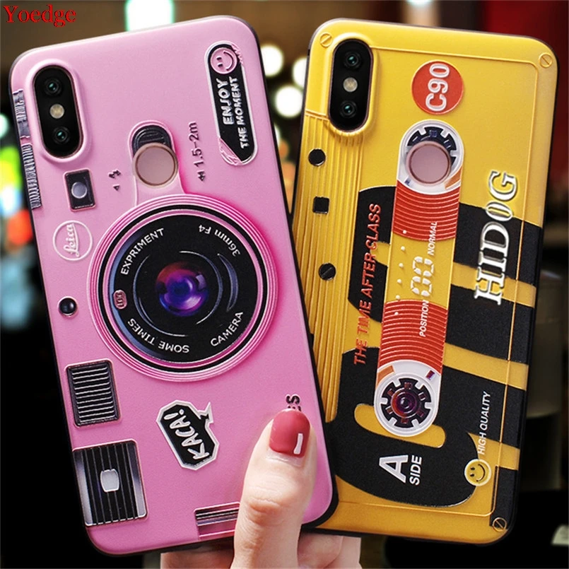 3D Матовый чехол с тиснением для Xiaomi Redmi 7A 6A 5 Plus S2 K20 Note 4X 5A 6 7 Pro Mi A1 5X A2 8 Lite 9 SE 9T F1 CC9 CC9e