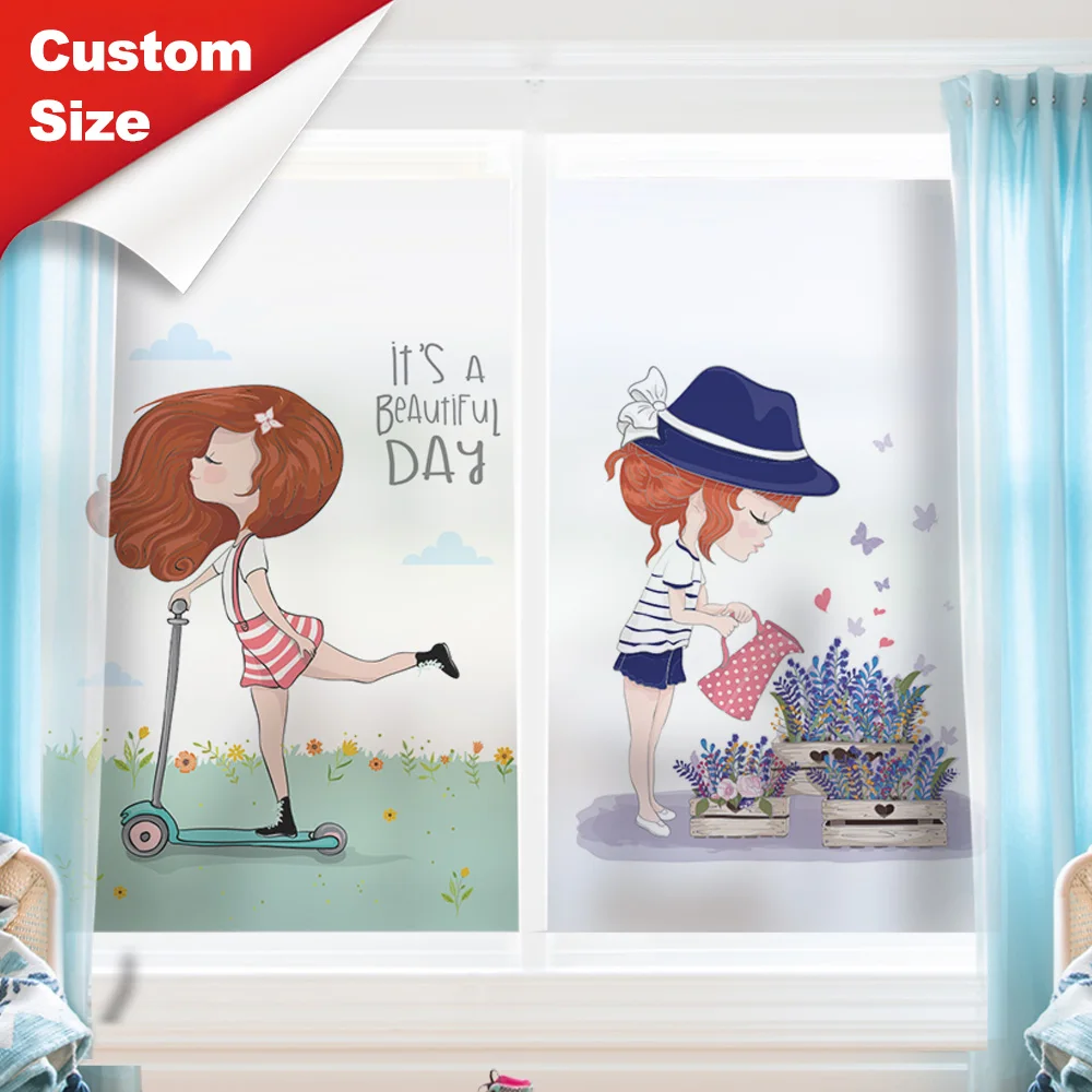 Витражная Антистатическая пленка для окна DICOR 2020 матовые непрозрачные пленки