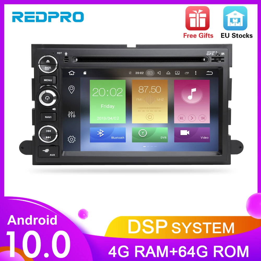 Android10.0 автомобильный DVD радиоприемник мультимедийный проигрыватель для Ford Edge