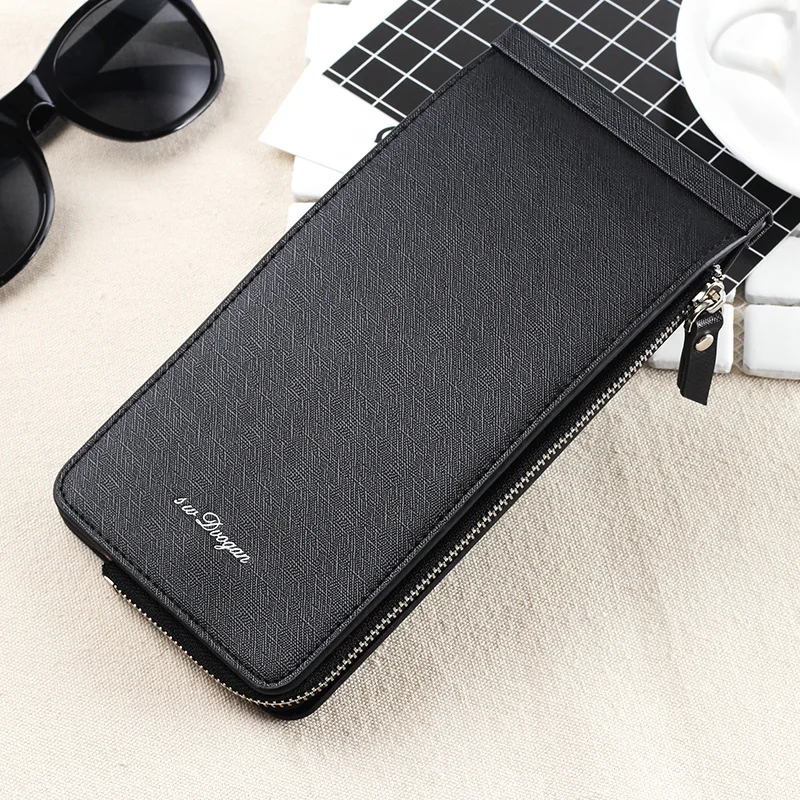 Новинка 2020 Женский кошелек длинный с поперечным узором отделением для карт