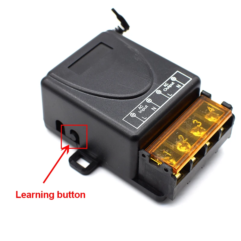 AC 110V 220V 30A 1CH RF 433MHz Wireless Remote Control Switch Receiver Module + 433mhz Transmitter Long control distance | Электроника