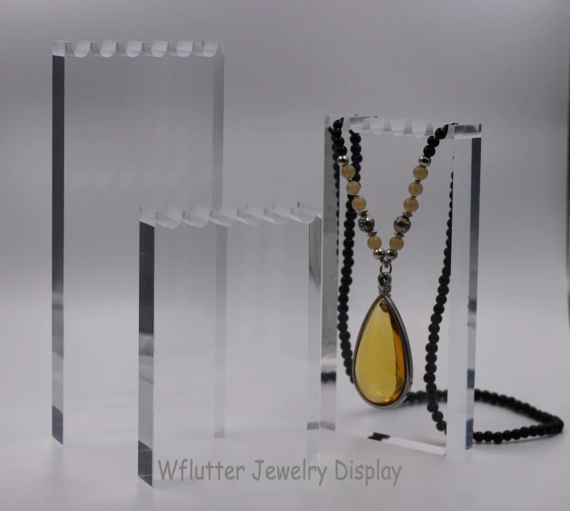 

Vertical Necklace Display Stand Set Jewelry Case Organizer Necklace Holder Jewellery Display Stands
