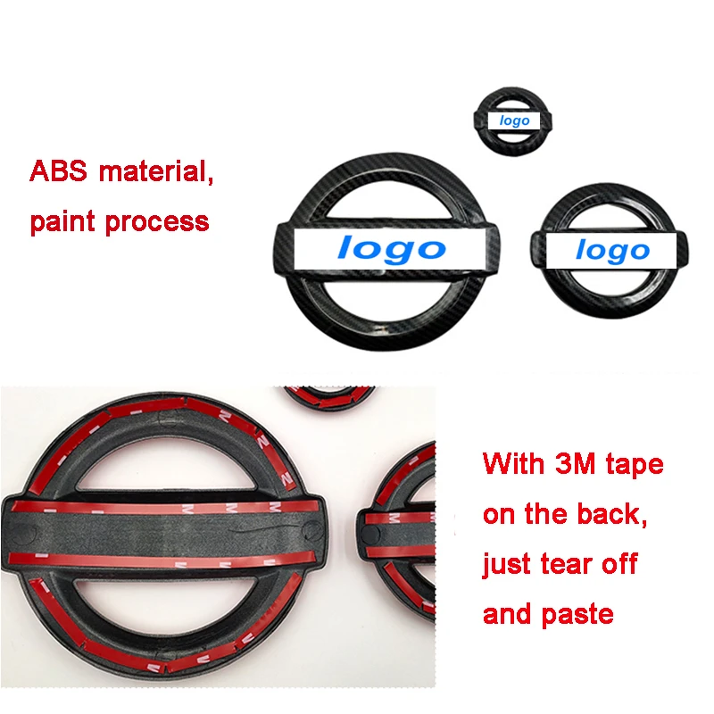 Наклейка на руль автомобиля ABS с эмблемой для Nissan Sylphy X Trall Tiida Bluebird Qashqai Altima Sunny Badge
