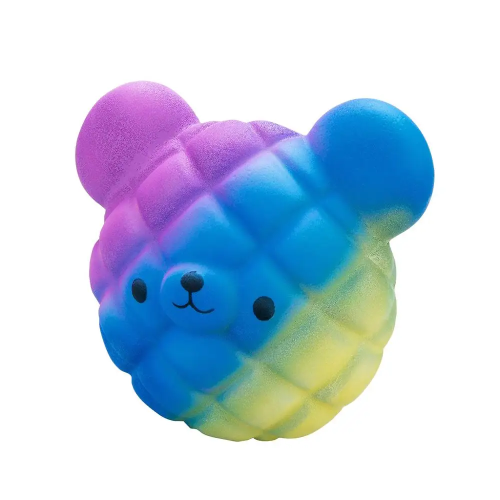 Кавайный мультяшный медведь сжимающийся медленно поднимающийся телефон ремни