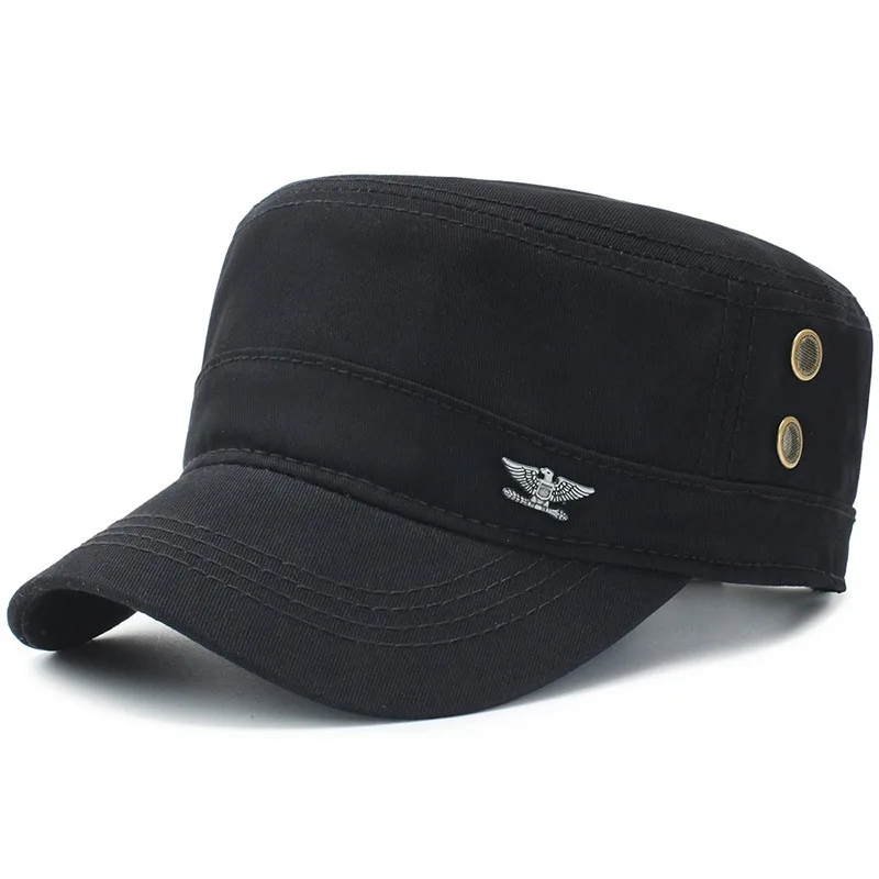 Cotton Adjustable Flat Top Cap Army Cadet Cap Military Hat Stylish Peaked Cap Outdoor Sun UV Protection Casual Fishing Cap
Cotton Adjustable Flat Top Cap Army Cadet Cap Military Hat Stylish Peaked Cap Outdoor Sun UV Protection Casual Fishing Cap
