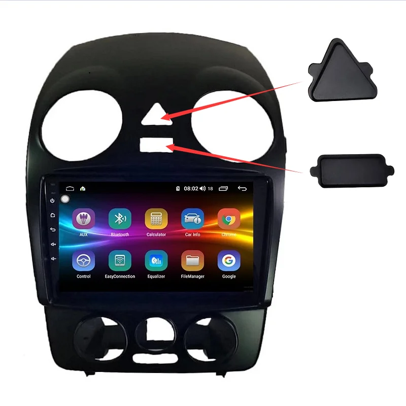 Кижуч Жук автомобиль радио Android 9,0 8-ядерный 4G+ 64G dvd gps android для 2005-2013 Volkswagen Beetle