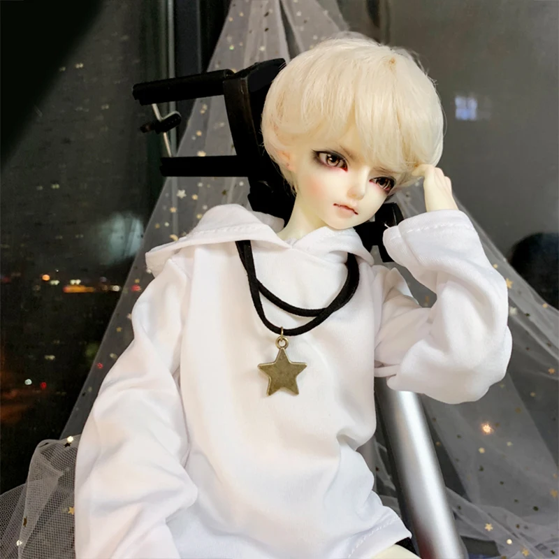 BJD одежда 1/4 BJD толстовки оверсайз супер свободный свитер+ ожерелье для 1/4 BJD куклы аксессуары для кукольной одежды свободный стиль