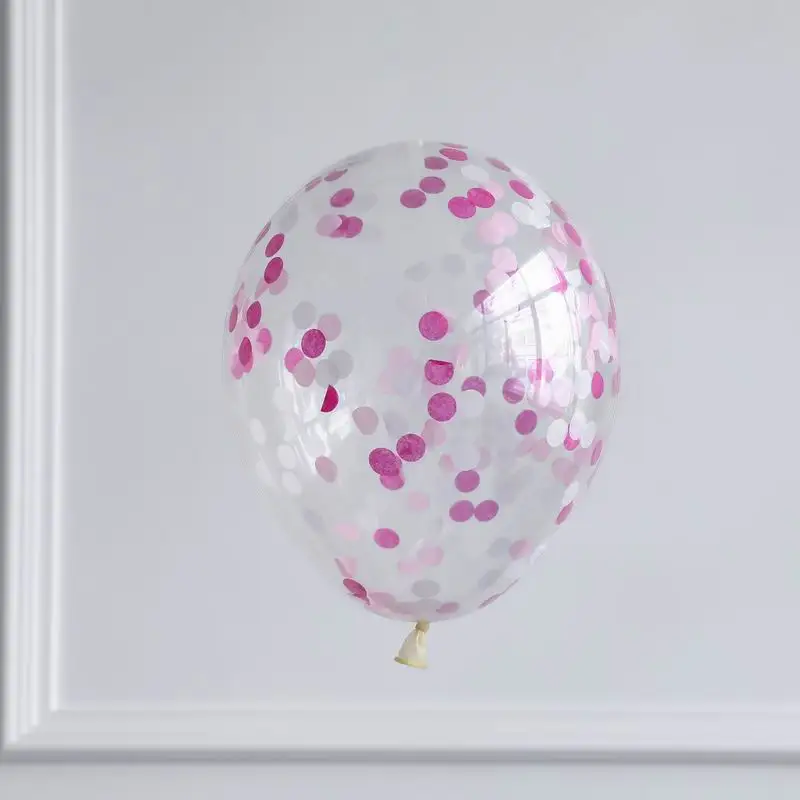 rose pink white 10 шт./лот, прозрачные воздушные шары, Золотая Звезда, конфетти из фольги, прозрачные воздушные шары с днем рождения, детский душ, украшения для свадебной вечеринки - Цвет: rose pink white